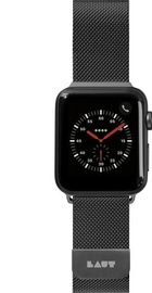 LAUT STEEL LOOP for Apple Watch 38/40/41mm Black (LAUT_AWS_ST_BK)