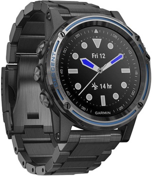 Garmin Descent Mk1 Dive Computer, Gray Sapphire with DLC Titanium Band (010-01760-01/010-01760-11)
