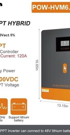 PowMr Powerwall LiFePO4 51,2V 100Ah 5120Wh (POW-LIO48100-16S)