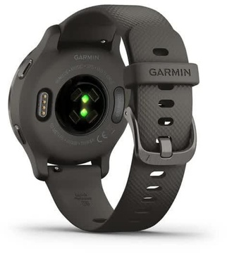 Garmin Venu 2S Slate Bezel with Graphite Case and Silicone Band	(010-02429-10)
