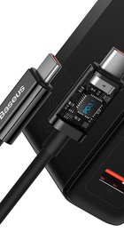 Baseus GaN5 Pro Fast Charger 2C+U 140W Black w/Type-C to Type-C cable (CCGP100201)
