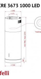 Perfelli CRE 3673 I 1000 LED