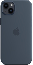 Apple iPhone 14 Plus Silicone Case with Magsafe Stormblue (high copy)