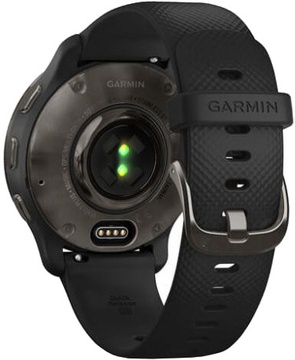 Garmin Venu 2 Plus Slate S. Steel Bezel w. Black Case and S. Band (010-02496-01/11/51))