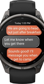 Garmin Fenix 9 Pro inReach 47mm Carbon Gray DLC Titanium w. Black/Pebble Gray Silicone B. (010-04336-10/11)