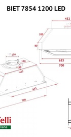 Perfelli BIET 7854 I 1200 LED