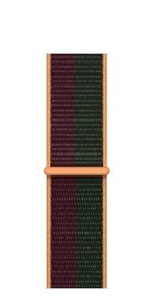 Apple Watch Series 7 GPS 41mm Green Aluminum Case With Dark Cherry/Forest Green Sport Loop (MKNF3)