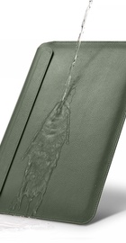 WIWU Case Skin Pro Geniunie Leather Sleeve for MacBook Pro 14 Forest Green