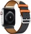 Apple Watch Hermes Series 4 GPS + Cellular 44mm Stainless Steel Case with Indigo/Craie/Orange Swift Leather Single Tour (MU6X2)
