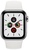 Apple Watch Series 5 GPS + Cellular 40mm Stainless Steel Case with White Sport Band (MWWR2, MWX42)