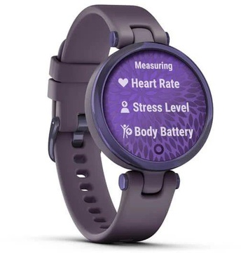 Garmin Lily Midnight Orchid Bezel with Deep Orchid Case and Silicone Band (010-02384-12) (UA)