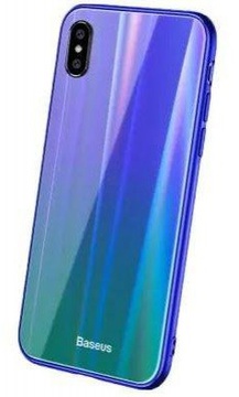 Baseus Laser Luster Case for iPhone X/Xs Blue/Green (WIAPIPHX-XC36)