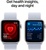 Apple Watch SE 2 GPS 44mm Silver Aluminium Case w. Blue Cloud Sport Loop (MXET3)