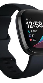Fitbit Sense Carbon/Graphite Stainless Steel (FB512BKBK)
