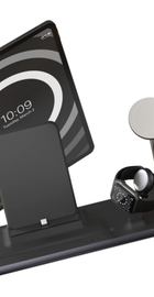 Zens 4-in-1 MagSafe + Watch + iPad Wireless Charging Station Black (ZEDC21B/00)