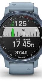 Garmin Descent Mk2S Mineral Blue with Sea Foam Silicone Band (010-02403-07)