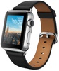 Apple Watch 38mm Stainless Steel Case with Black Classic Buckle (MLE62)
