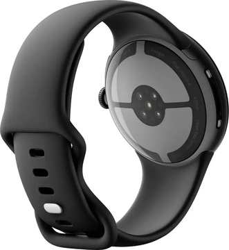 Google Pixel Watch 4 45mm Wi-Fi Matte Black Aluminum case / Obsidian Active Band