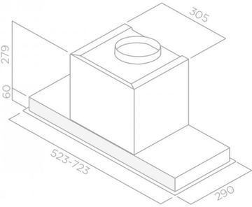 Elica HIDDEN 2.0 IXGL/A/90