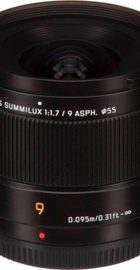 Panasonic Leica DG Summilux 9mm f/1.7 ASPH (H-X09ME)