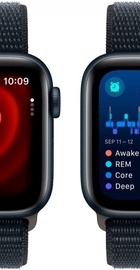 Apple Watch SE 2 GPS 40mm Midnight Aluminium Case with Midnight Sport Loop (MRE03)