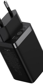 Baseus GaN5 Pro Fast Charger 2C+U 65W Black w/Type-C to Type-C (CCGP120201)
