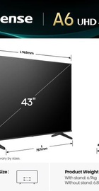 Hisense 43A6Q