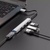 Hoco HB26 4 in 1 (Type-C to 1хUSB3.0 + 3хUSB2.0) Silver