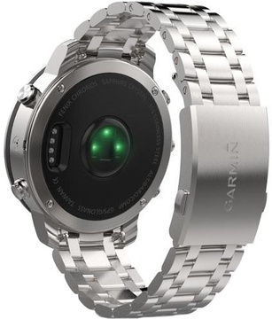 Garmin fenix Chronos Steel with Brushed Stainless Steel Watch Band (010-01957-02)