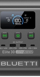BLUETTI Elite 30 V2 600W 288Wh (P-EL30V2-EU-GY-BL-010)