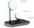 Satechi Aluminum 3 in 1 Magnetic Wireless Charging Stand Space Gray (ST-WMCS3M)