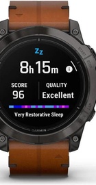 Garmin Epix Pro Gen 2 Sapphire 51mm Carbon G. DLC Tit. with Chestnut L. Band (010-02804-30)