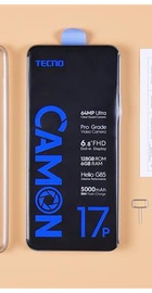 Tecno Camon 17P CG7n 6/128GB Frost Silver (4895180766787)