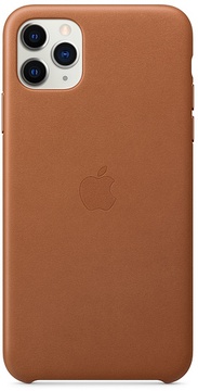 Apple iPhone 11 Pro Leather Case Saddle Brown (high copy)