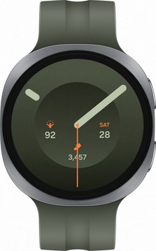 Samsung Galaxy Watch9 Silver Bluetooth 44mm  Sport Band Olive M/L (SM-L350NZSA)