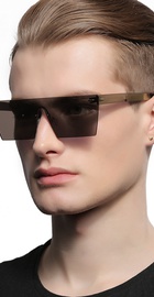 20/20 Brand Vintage Sunglasses Flat Lens Smoke (model 1604)