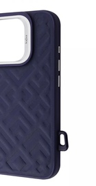Kajsa Rhombus Collection with Magnetic Ring iPhone 16 Pro Blue