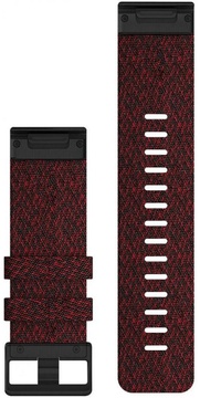 Garmin Ремінець для Fenix 6x 26mm QuickFit Heathered Nylon Red bands (010-12864-06) (14053)
