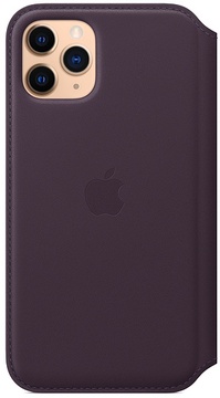 Apple iPhone 11 Pro Leather Folio - Aubergine (MX072)