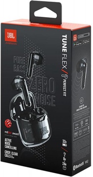 JBL Tune Flex 2 Ghost Black (JBLTFLEX2GBLK)