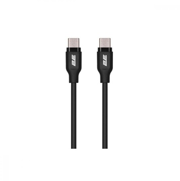 2E USB-C to USB-C Glow 60W 1m Black (2E-CCCC-BL)