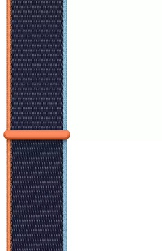 Apple Watch SE GPS + Cellular 44mm Silver Aluminum Case with Deep Navy Sport Loop (MYEN2)