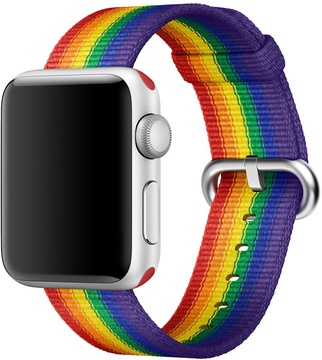 Apple Watch Woven Nylon Band 38mm/40mm/41mm/42mm Pride Edition (MQ4F2)