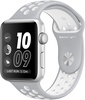 Apple Watch Nike+ 38mm Series 2 Silver Aluminum Case with Flat Silver/White Nike Sport Band (MNNQ2)