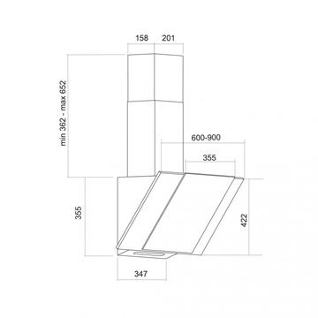 Pyramida MSH 60 S (650) BL