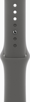 Apple Watch Series 10 GPS + Cellular 46mm Natural Titanium Case With Stone Grey Sport Band - M/L (MWYA3)