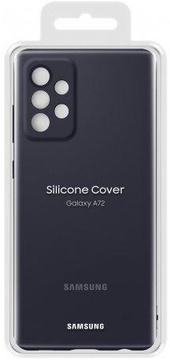 Samsung A725 Galaxy A72 Silicone Cover Black (EF-PA725TBEG)