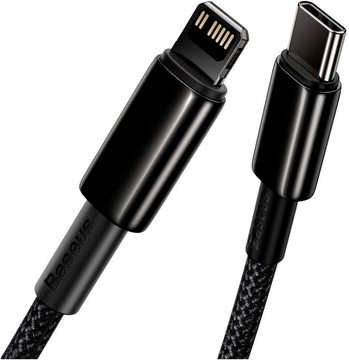 Baseus Tungsten Gold Fast Charging Data Cable Black 1m (CATLWJ-01)