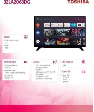 Toshiba 32LA2063DG