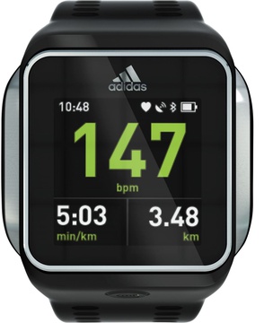 Adidas miCoach Smart Run Black